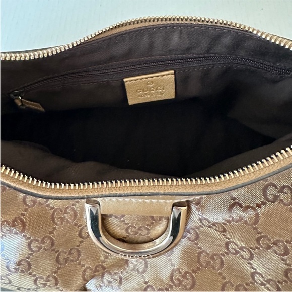 Authentic Gucci D-Ring Gold Hobo Bag - Picture 6 of 9